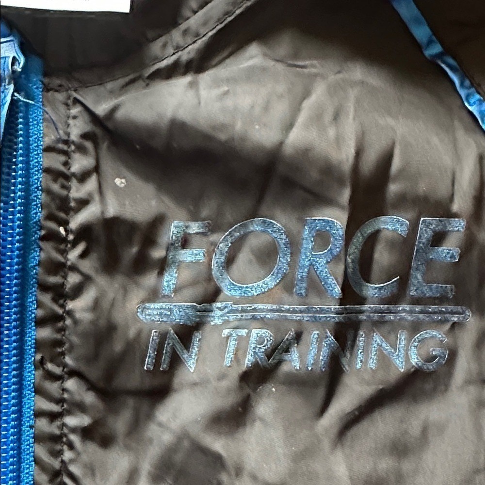 NWOT Disney Star Wars‎ Kids Black Windbreaker Jacket Blue Trim Size 9/10